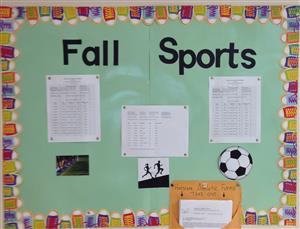 bulletin board