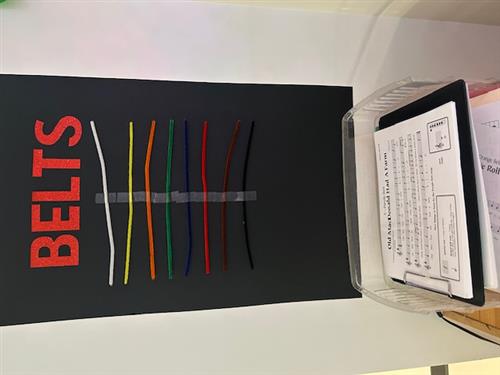 Third grade recorder "belts"