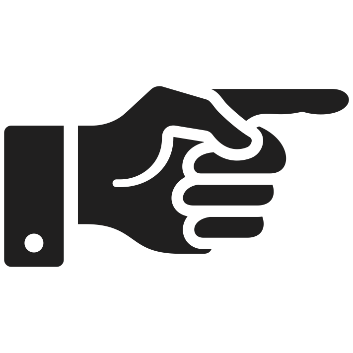 hand pointing 