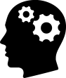 gears working in a brain 